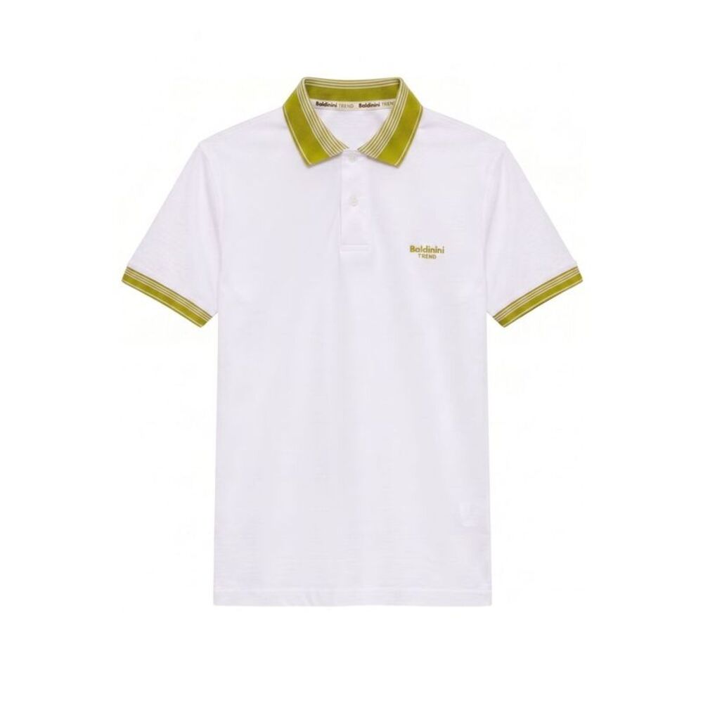 Baldinini Trend White Cotton Men Men's Polo-Shirt